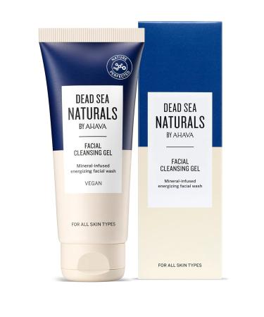 Dead Sea Naturals Facial Cleansing Gel | Refreshing Daily Cleanser with Dead Sea Minerals | 3.4 Fl. Oz | Radiant & Supple Skin - Buy Online on GoSupps.com