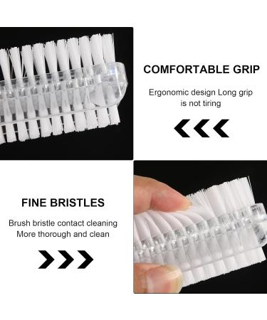10-Piece Double-Sided Nail Brush Set with Hard Bristles & 5 Nail Files - Perfect for Hand Washing & Bathroom Sink Cleaning - Buy Online on GoSupps.com