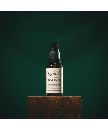 Pomp & Co Non Greasy Face Serum Mens Lightweight Moisturising Facial Serum Infused With Basil And Seaweed 30ml Face Serum - Buy Online on GoSupps.com