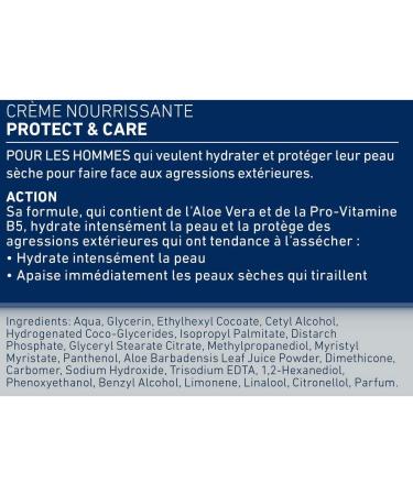 NIVEA MEN Protect & Care Express Nourishing Cream (1 x 50 ml) Nourishing moisturizing cream for dry skin daily facial care for men - Buy Online on GoSupps.com