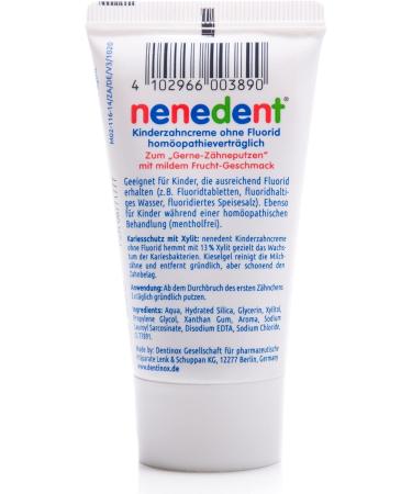 Nenedent child without fluoride pack of 3 (3x 50ml) - Buy Online on GoSupps.com