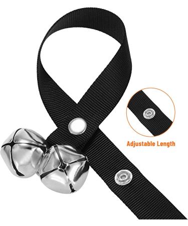 Culacos Adjustable Pet Training Doorbell - Interactive Dog Bells for Easy Potty Training | Black | Shop Internationally - Buy Online on GoSupps.com