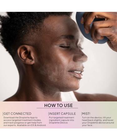 Droplette Collagen Hydrofiller Refill Capsules - Rejuvenate Hydrate & Plump Skin - Vitamin C Argireline & Turmeric - 30 Count for All Skin Types - Buy Online on GoSupps.com
