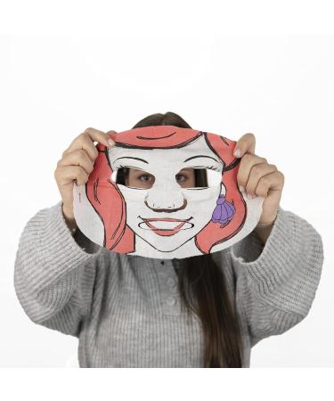 Mad Beauty Disney Ariel Mermaid Facial Mask - Moisturizing & Soothing Cloth Mask for Radiant Skin - Buy Online on GoSupps.com