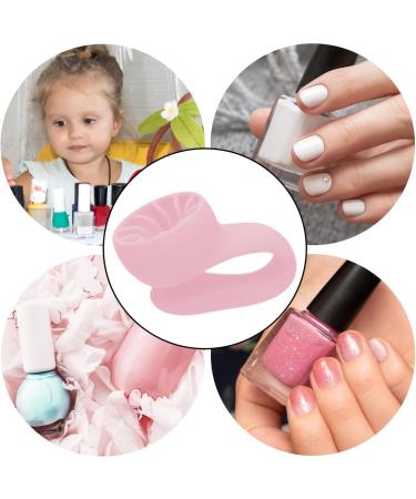 Maodom Nail Polish Holder Stand - Wearable Manicure Display Tools Strong Grip Airlock Suction Silicone Nail Polish Organizer Manicure And Pedicure Accessories Sakura Powder - Buy Online on GoSupps.com