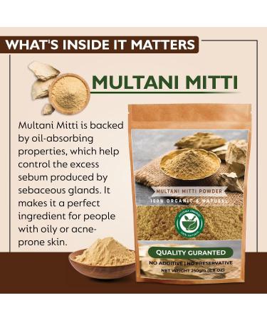 Shop Premium Multani Mitti Powder (250G) - Natural Fuller s Earth for Glowing Skin | International Shipping - Buy Online on GoSupps.com