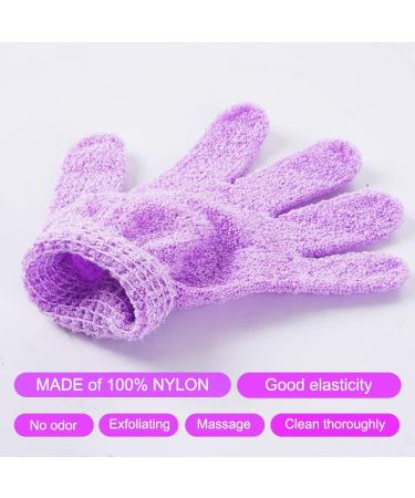 24 Pcs Exfoliating Shower Gloves - Double-Sided Bath Scrubber in 12 Colors for Deep Skin Cleanse & Spa Massage - Buy Online on GoSupps.com