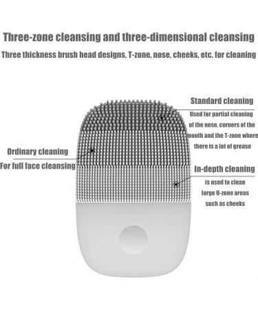 Electric Facial Cleanser Men's Special Pore Cleaner Silicone Facial Cleanser Facial Cleanser Vibration - Buy Online on GoSupps.com