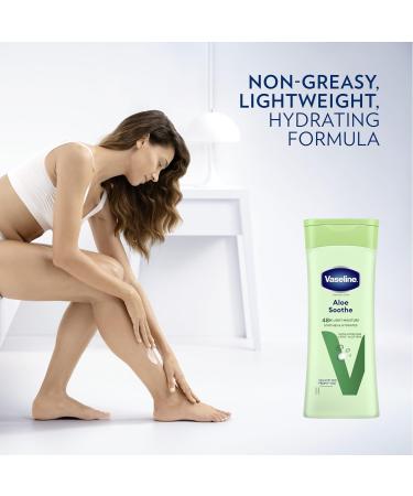 Vaseline Intensive Care Aloe Soothe Body Lotion 400ml - Hydrating and Healing Formula for Dry Skin (Pack of 1) - Buy Online on GoSupps.com