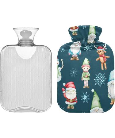 Christmas Gnome Hirsch Heat Bottle - 1L Hot Pack for Pain Relief & Cold Therapy | International Shipping Available - Buy Online on GoSupps.com