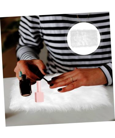 minkissy Rug Carpet Tools Product Photography Props Picture Background Luxury Cushion Background Photo Tool Picture Fluffy Cushion Photo Props Photo Mat Nail Polyester Background Pad White - Buy Online on GoSupps.com
