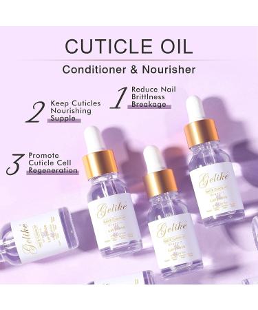 Organic Lavender Cuticle Nail Oil 15ml - Vitamin B & E, Moisturizing Essential Oil with Dropper for Nail Repair & Growth - Buy Online on GoSupps.com