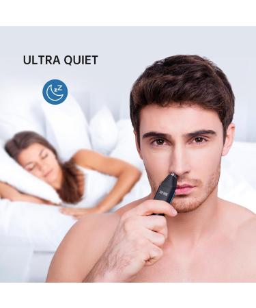 Seesoon Nose Hair Trimmer for Men - 2024 Painless Ear Hair Trimmer IPX7 Waterproof USB Rechargeable Dual Edge Blades Easy Cleaning - Smooth & Efficient Grooming - Buy Online on GoSupps.com