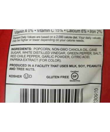 LesserEvil Himalayan Pink Salt Organic Popcorn - No Artificial Ingredients | Coconut Oil | 12 Pack (0.88 oz Bags) - Buy Online on GoSupps.com