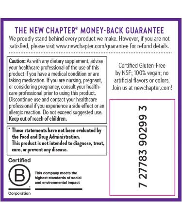 New Chapter Organic Elderberry Gummies - 60 Vegan Whole-Food Gummies for Immune Support - Buy Online on GoSupps.com