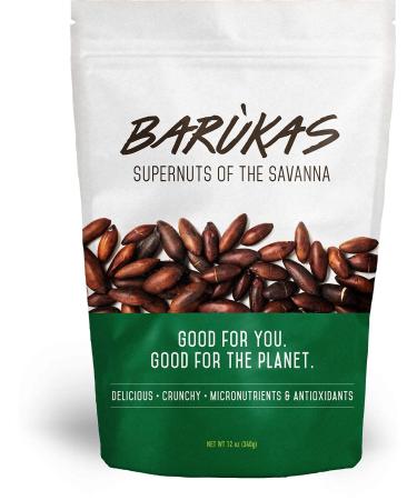 Barukas Supernuts | Roasted to Perfection | Non-GMO | Vegan and Paleo Friendly | High Protein and Fiber Snack, 12 oz Regular 12 Ounce (Pack of 1)