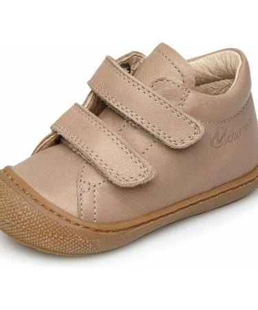 Naturino Cocoon VL Leather First-Steps Shoes - Platinum Military, Size 2 UK Child - Buy Online on GoSupps.com