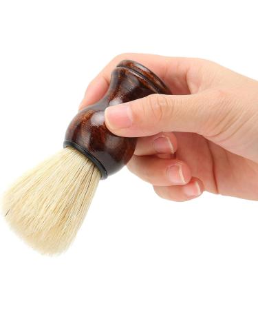 Premium Wooden Handle Shaving Brush for Men | Perfect for Home & Salon Use | Beard Razor Brush for Smooth Shaves - Buy Online on GoSupps.com