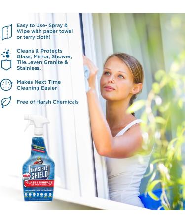 Invisible Shield Glass & Surface Cleaner 32 fl. oz. (Pack of 3) | Multi-Surface Protection by UNELKO - Clean-X - Buy Online on GoSupps.com