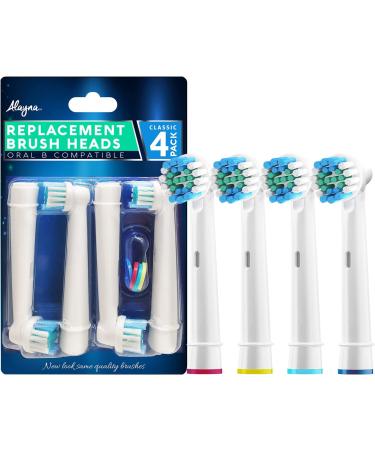 Replacement Brush Heads for Oral B Electric Toothbrush - 8 Pack Compatible with Pro 1000 & Precision Clean - Buy Online on GoSupps.com