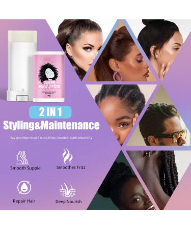 6 Piece Beginners Cosplay Set: Invisible Wig Glue Adhesive Remover Hair Wax Net Caps & Edge Control Brush - Buy Online on GoSupps.com