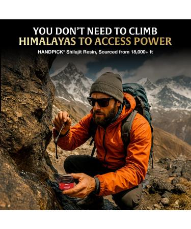 HANDPICK Pure Himalayan Shilajit Resin | 75% Fulvic Acid 85+ Trace Minerals | 100% Pure Natural Shilajit Supplement | 30g | Non-GMO Gluten-Free | Thoughtful Gift for Men Women | Gift for Partner - Buy Online on GoSupps.com