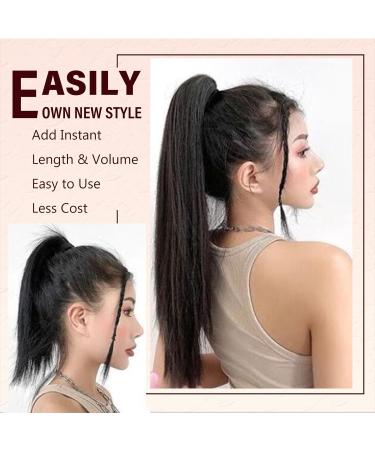 Dcbaboo Ponytail Extension Long Straight 20inch Claw Clip in Ponytail Hair Extensions Synthetic Pony tails Natural Wave One Piece Hairpiece Fake Ponytail for Women Dark Grey 20 inch 150g Dark Grey - Buy Online on GoSupps.com