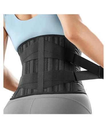 mdlian Back Braces for Lower Back Pain Relief with 6 Stays Breathable Back Support Belt for Men/Women for work lumbar support belt (Color : D Size : 2XL) 2XL D