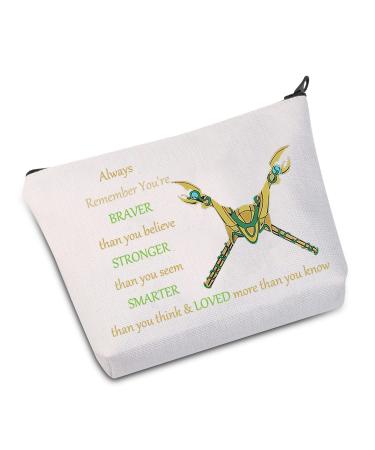 Levlo Superhelden-Helm cosmetic bag fans inspired gift they are more courageous more intelligent than you think helmet-make-up bag for women and girls cosmetic bag large helmet cosmetic bag