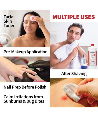 ForPro Premium Witch Hazel Toner Alcohol-Free Naturally Soothe Tone & Hydrate Skin Vegan Fragrance-Free 32 Fl Oz Unscented - Buy Online on GoSupps.com