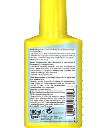 Tetra PhosphateMinus 100 ml - Effectively Reduces Aquarium Algae Nutrients | International Shipping - Buy Online on GoSupps.com