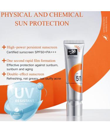 Trendyfave Sunscreen Spf 50 Face Moisturiser Skincare With UV Protection Sunscreen For Sunburn Brightening Cream Suncream Waterproof&Sweat-Proof Age Perfect Rosy Glow With Sodium Hyaluronate&Glycerol - Buy Online on GoSupps.com