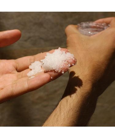 Non-Scented Dead Sea Salt Scrub | Face & Body | Unscented | 100% Natural | Jojoba oil || Made in Canada - Muslim Cosmetics - BARE Scrub (4oz (120ml)) 4 Ounce (Pack of 1) - Buy Online on GoSupps.com
