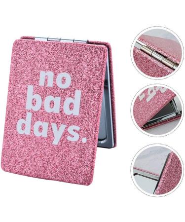 1pc Pu Folding Double-sided Mirror Pocket Mirror for Girl Small Make up Mirror Daily Vanity Mirror Double Side Mirror Girls Purses Makeup Mirror Travel Folding Mirror Simple Metal - Buy Online on GoSupps.com