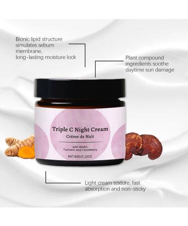 Cr me de Nuit Cr me Visage Hydratant L ger pour Soin du Visage Hydratant Utilisation Quotidienne et - Buy Online on GoSupps.com