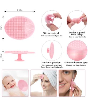 LIONVISON 2pcs Lip Scrub Brush and Facial Cleansing Brush Set for Blackhead Removal and Mask Application - Buy Online on GoSupps.com