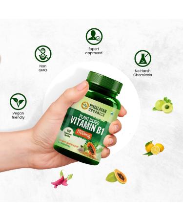 Generic Plant-Based Vitamin B1 | Rich in Antioxidants | Supports Memory and Energy (120 Capsules) - Buy Online on GoSupps.com