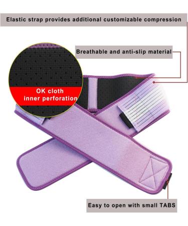 Aizuoni Trochanter Girdle for Women | SI Joint Hip Belt | Relief for SI Joint Pain & Anti-Slip Pelvic Support Lila - Buy Online on GoSupps.com