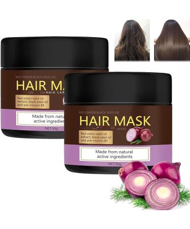 LHQLS Red Onion Hair Mask Onion Hair Mask Deep Conditioning Hair Mask Red Onion Full Repair Hair Mask Healthy Hair - Buy Online on GoSupps.com