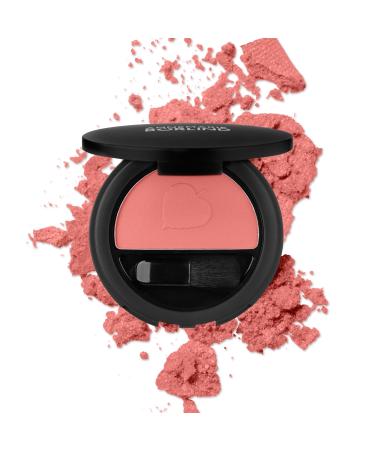 ANNEMARIE B RLIND NATURAL BEAUTY POwder Blush Coral Glow (5g) - With Marula Oil and Hyaluronic Acid for a Natural Glow and Lasting Care Vegan