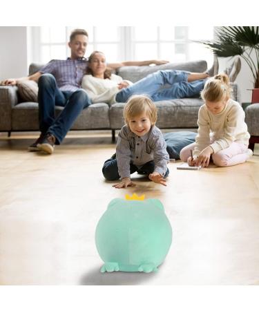 JUNERAIN Super Soft Frog Plush Stuffed Animal Hugging Pillow - 35cm Mint Green | Adorable Toy Gift for Kids, Toddlers, Boys, Girls | Cuddly Frog Decoration - Buy Online on GoSupps.com