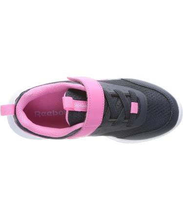 Reebok Girl's Rush Runner 4.0 Alt Sneakers - 1 UK Child - Vector Navy/True Pink/Lucid Lilac - Buy Online on GoSupps.com