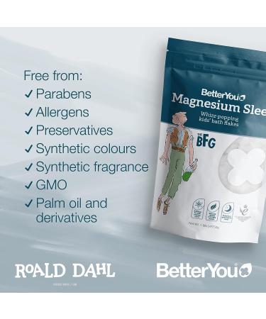 BetterYou Magnesium Sleep Kids Bath Flakes - Soothing Body Soak for Little Ones - 1.6 lbs - Buy Online on GoSupps.com