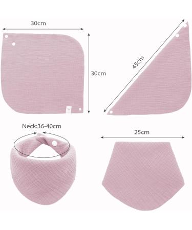 Baby Bandana Dribble L tzchen 4er-Pack Super Soft Musselin Absorbent & Adjustable for Infants (0-36 Months) Perfect for Drooling & Teething - Buy Online on GoSupps.com