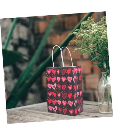 BUTIFULSIC 10pcs Valentine's Day Tote Paper Tote Bag Tote Bags for Kids Goodie Bags for Kids Festival Bags Paper Candy Pouch Bags for Girls Valentines Goodie Bags Storage Bags Fine 1 count (Pack of 1) As Shown 2 - Buy Online on GoSupps.com