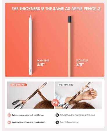 3/8 Inch Small Curling Iron - 9mm Tiny Wand for Medium & Long Hair | Adjustable Temp Ceramic Barrel Heat Resistant Glove | Mint Green 8-in-1 Gift Set - Buy Online on GoSupps.com