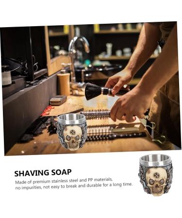 Beavorty Razor Soap Cup | Stainless Steel Shaving Foam Bowl for Men | Best Beard Care Shaving Container - Buy Online on GoSupps.com