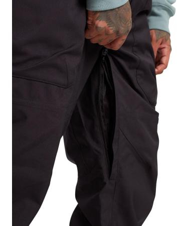 Burton Men's Reserve Bib Snowboard Pants - True Black | Premium International Shipping - Buy Online on GoSupps.com