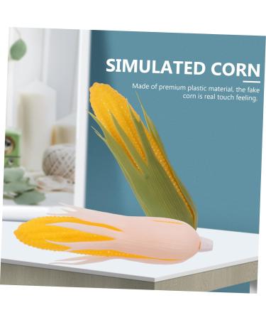 ABOOFAN 8 Pcs Simulation Corn Realistic Vegetable Lifelike Kitchen Vegetable Toys Artificial Fruits Kitchen Photography Props Corn Decor Decoratve Food Toy Fake Decoration Cupboard Plastic - Buy Online on GoSupps.com