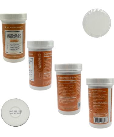 The Vitamin Shoppe Ultimate 10+ Probiotics 13 Billion CFU - 10 Probiotic Strains for Digestive Health Immune & Gut Support (100 Vegetable Capsule) 100 Count (Pack of 1) - Buy Online on GoSupps.com